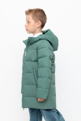 пальто  для мальчика  ВК 34070/5 УЗГ ( 98-122)