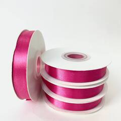 Лента Атласная (1,2см*22,85м) Фуше/Фуксия.