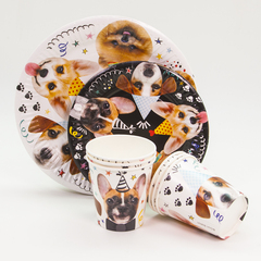 Стаканы, Собачки 250 мл, 6 шт.