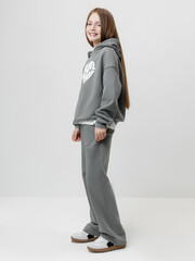 джемпер  для девочки  КР 302815/пряный базилик к587