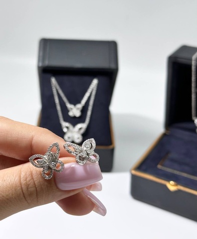 Серьги бабочки VGOLD GRAFF