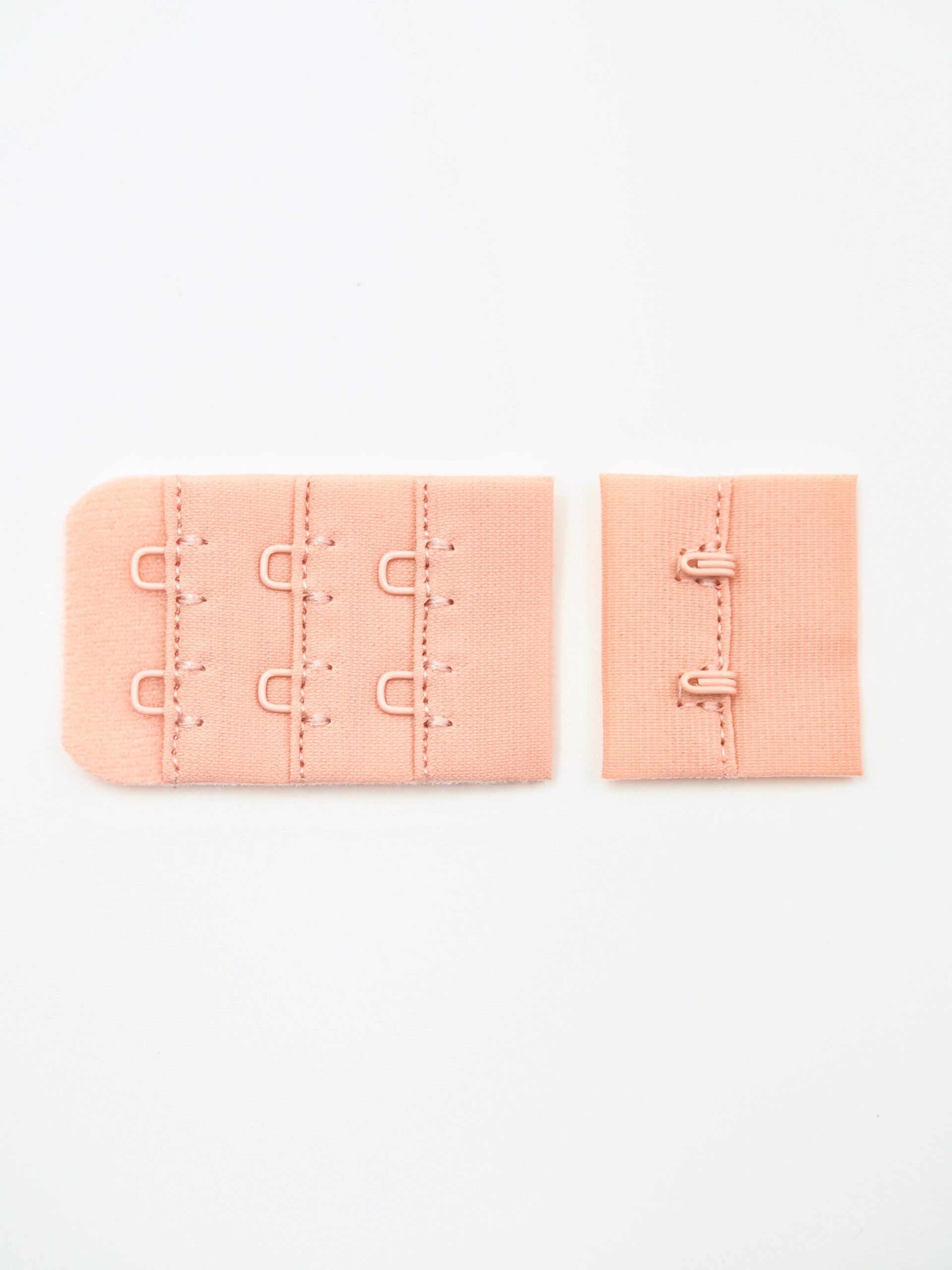 Застежка для бюстгальтера коралловый миндаль с крючками 2х3