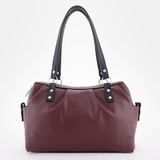 Сумка Саломея 149 наппа бордо + черный