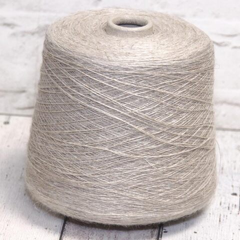 Лен фламе LANIFICIO DEL'OLIVO GINGER 950 серо-бежевый