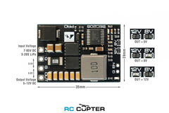 Стабилизатор напряжения Matek BEC20S-PRO, 7-85V to 5V/8V/12V-5A