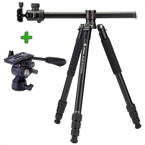 FOTOPRO Tripod X-go HR Chameleon-MH3 профессиональный алюминиевый с фото и видеоголовой