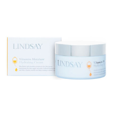 Lindsay Vitamin Moisture Hydrating Cream - Увлажняющий крем для лица с витаминами