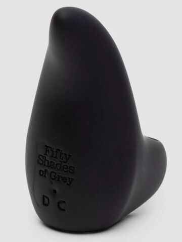 Черный вибратор на палец Sensation Rechargeable Finger Vibrator - Fifty Shades of Grey Fifty Shades of Grey FS-82932