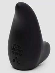 Черный вибратор на палец Sensation Rechargeable Finger Vibrator - 