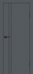 Дверь P-20 черный молдинг / Цвет Графит / Двери PROFILO PORTE