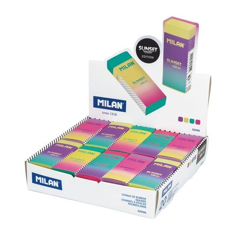 Pozan/ластик/Box 20 plastıc erasers mılan 320 sunset