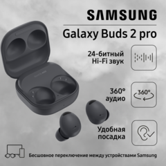 Наушники Samsung SAMSUNG Galaxy Buds 2 Pro Graphite (R510)