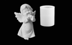 Силиконовый молд Белоснежный ангел в платье