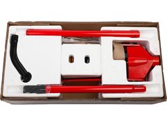 STAYER F-35 RED FORCE, 3.5 т, 145 - 500 мм, подкатной домкрат с быстрым и высоким подъемом для СТО, Professional (43155-3.5)