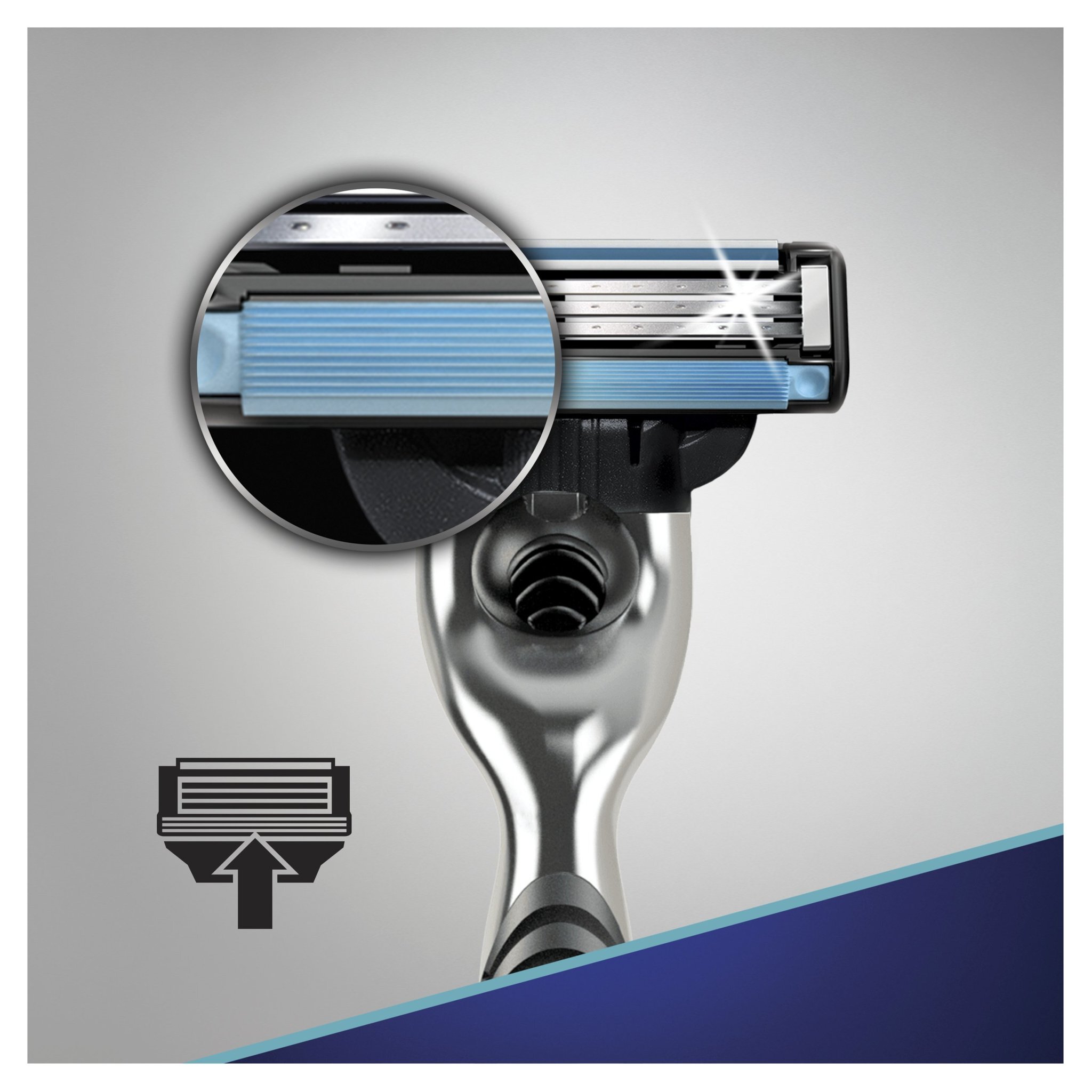 Gillette MACH3 (8 шт) кассеты. Картонная упаковка. Германия.