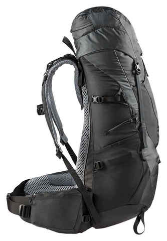 Картинка рюкзак туристический Deuter Aircontact Lite 40+10 graphite-black - 6