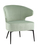 Кресло лаунж Royal Stripes велюр фисташковый