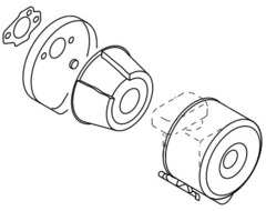 Корпус воздушного фильтра Subaru EY153 EY203, конус, с фильтром в интернет-магазине ЯрТехника
