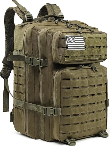 Картинка рюкзак тактический Skully Tactic RWZS66 green - 1
