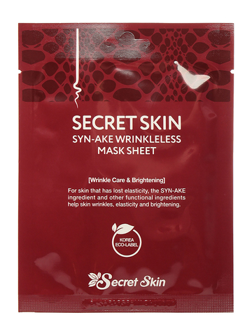 Маска для лица тканевая со змеиным ядом Syn-ake SECRET SKIN