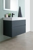Aquanet 312875 Тумба с раковиной Aquanet Бруклин 60 цв. антрацит матовый (312875)