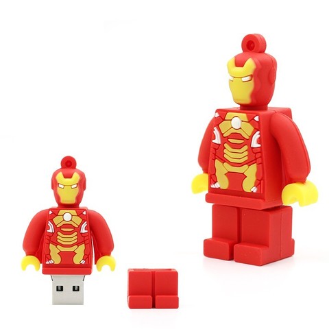 Minifigure Superhero USB 2.0 Flash Memory Drive 16 GB