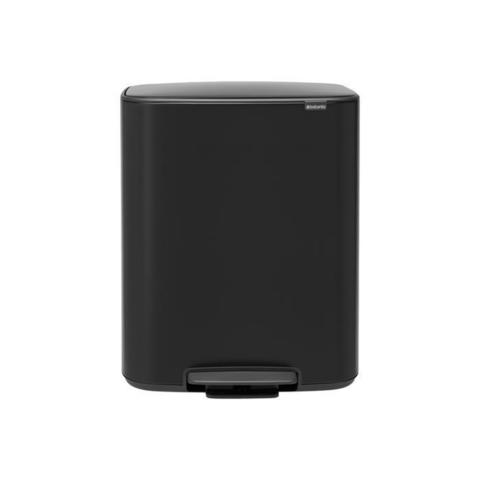 Мусорный бак Bo Pedal Bin 60л Brabantia Черный матовый