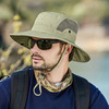 Картинка шляпа Skully Wear YFM-9023 khaki-coffe - 5
