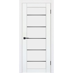 Купить Межкомнатная дверь эмалит Альфа 5 белая остеклённая