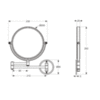 Зеркало косметическое Ideal Standard Iom A9111AA