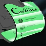 Защитное гибкое стекло Ceramics Film для iPhone 13, 13 Pro, 14 (Черная рамка)