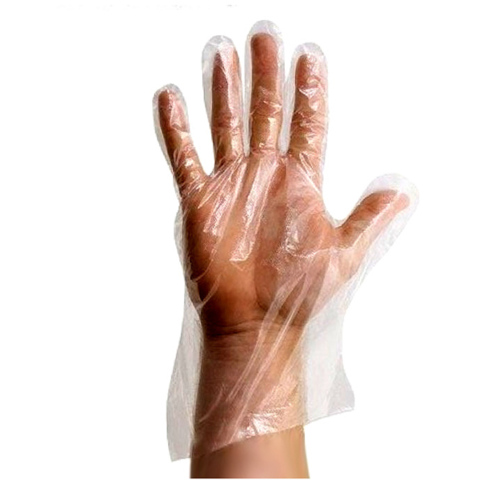 Полиэтиленовые перчатки Harizma, прозрачные, 100шт, размер M (h10985)