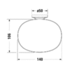 Duravit Starck T Мыльница настенная цвет черный матовый 99334600