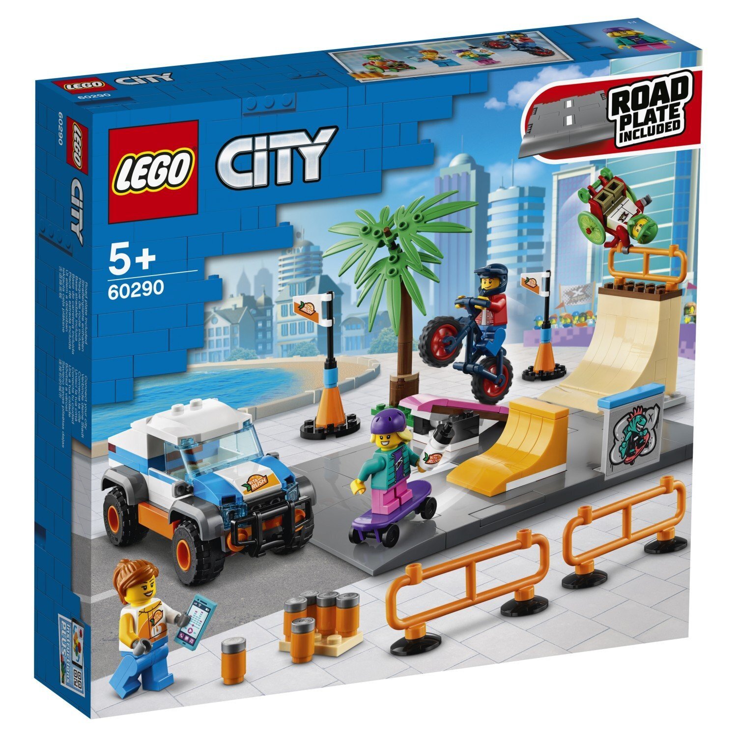 Конструктор Lego City 60290 Скейт-парк купить в Москве | Доставка по России.