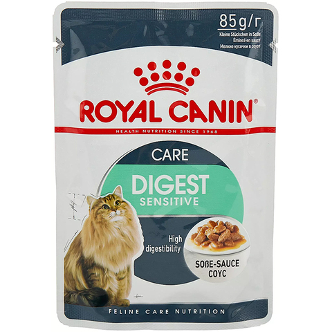 Дайджестив Кэа 85 г Роял Канин Влажный корм Royal Canin Digest Sensitive в соусе для кошек