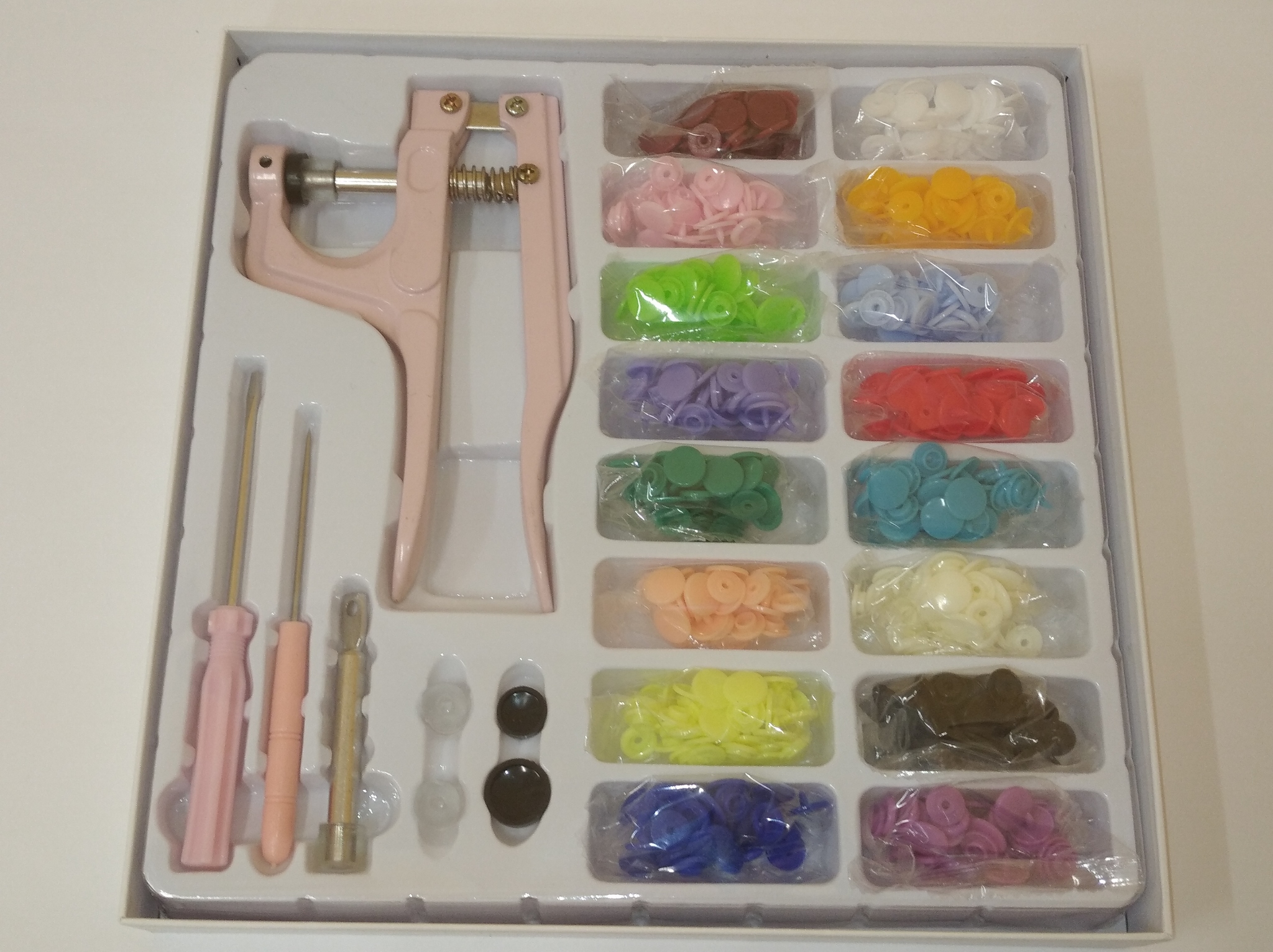 Набор для установки кнопок и люверсов, пресс для кнопок – купить за 1 ...