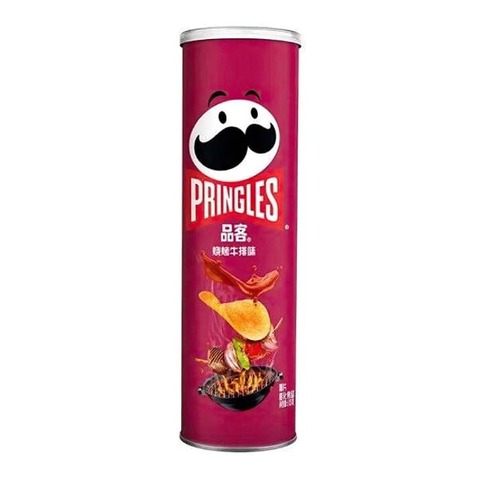 PRINGLES Чипсы со вкусом стейка барбекю, 110 гр.