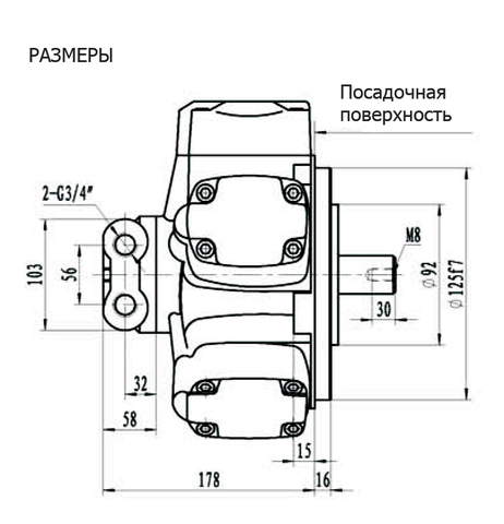 Гидромотор IPM1-200