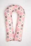 Подушка для беременных U350 (полистирол + лебяжий пух) 10090 розовые мишки