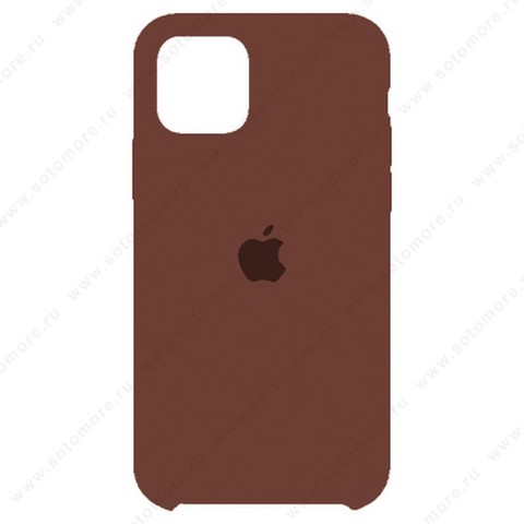 Накладка Silicone Case для Apple iPhone 11 Pro Max бордовый