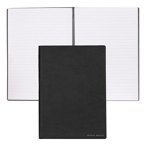 Блокнот в линию A5 Hugo Boss Essential Storyline Black