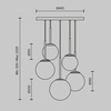 Подвесной светильник Maytoni Basic form MOD321PL-05B