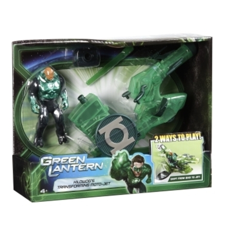 Green Lantern Figure & Kilowogs Transforming Moto-Jet