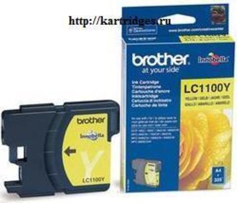 Картридж Brother LC1100Y