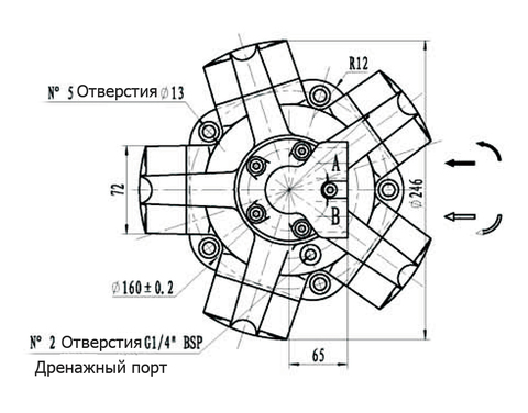 Гидромотор IPM1-200