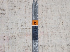 Крючок вязальный 45201 "Pony" алюминий 2 мм, 15 см