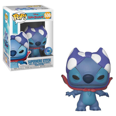 Фигурка Funko POP! Disney. Lilo & Stitch: Superhero Stitch (Pop in a Box Exc) (506)