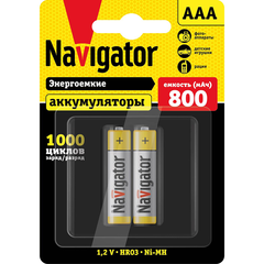 Аккумулятор Navigator 94 461 HNR-800-HR03-BP2 (кратно 2) 94461