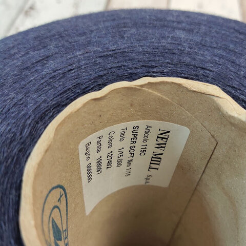 Меринос NEW MILL / SUPERSOFT 1/15 темно-синий