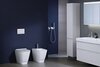 Напольный унитаз Geberit Smyle Square, приставной, закрытая форма, Rimfree: T=54см, Белый